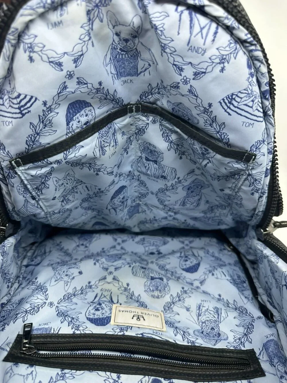 Oliver Thomas Kaden Quilted Black Backpack